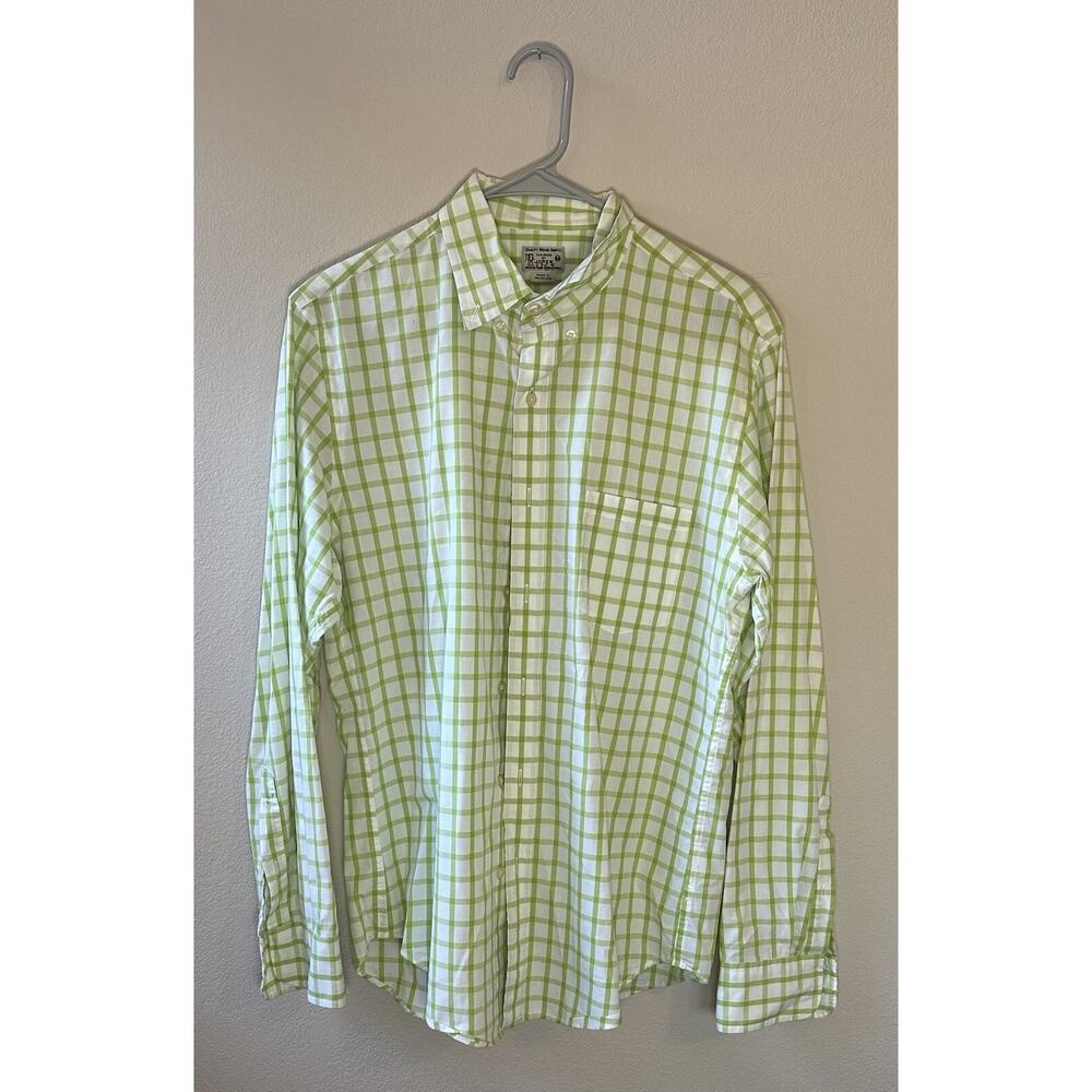 J Crew men’s long sleeve light green button up dress shirt size medium